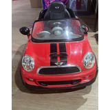 Carro A Batería Para Niños Prinsel Mini Cooper S  Color Rojo