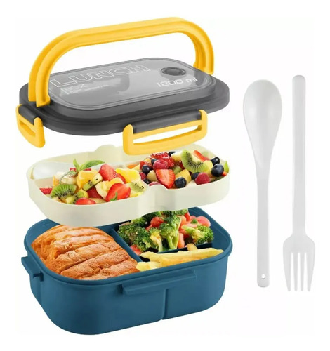 Loncheras Termicas Lunch Box Gran Capacidad Bento 1200ml | MercadoLibre