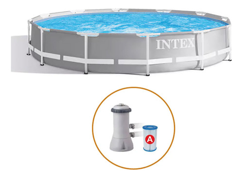 Piscina Intex 6.503 Litros Prism Estrutural Bomba Filtrante