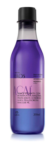 Aceite Trifasico Acai, Natura 200ml.