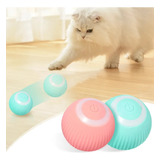 Bola Giratória Inteligente Brinquedo Gato Silicone Usb Rosa