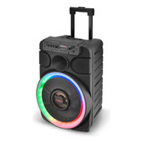 Caixa De Som Amplificada Bluetooth Led 600w Trc Sound X600
