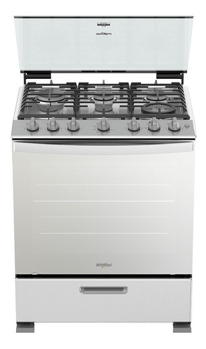 Estufa Whirlpool Wfr7000s A Gas/eléctrica 6 Quemadores  Acero Inoxidable 127v 5.1ft³