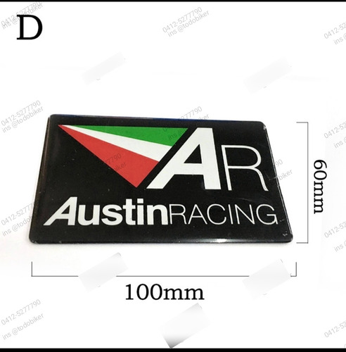 Emblema De Escape Racing Logo Stickers Sc Project Austin Ra Foto 3
