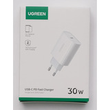 Carregador Ugreen 30w Tipo C Pps Quick Charge Power Delivery