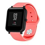 Malla Reloj Silicona Con Hebilla Smart Watch 22mm Gtr Imilab Ancho 22 Mm Color Rosa Chicle