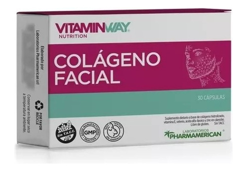 Suplemento Dietario Vitamin Way Colágeno Facial X30 Caps