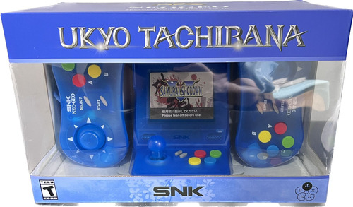 Snk Neogeo Mini Samurai Shodown Bundle Ukyo Tachibana Azul