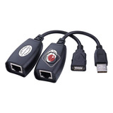 Extensor Alargue Usb Hasta 50 Metros Cable Utp Red Rj45