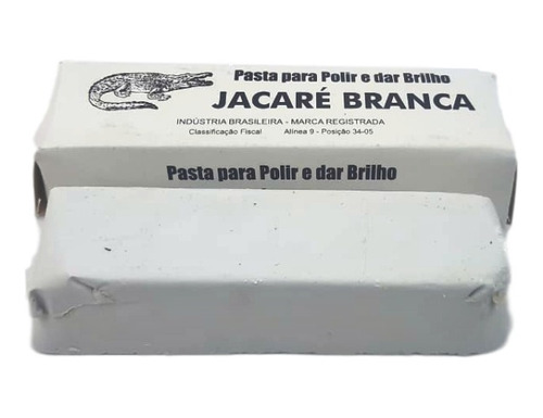 Massa Polimento Jacaré Branca Inox Aluminio Motor Tanque 400