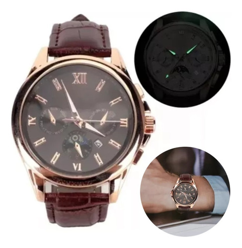 Reloj Hombre Elegante Original Moda Impermeable, Regalos