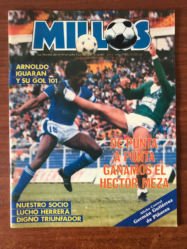 Revista No 21 Millonarios Fc Fútbol Junio Y Julio 1987 Azul