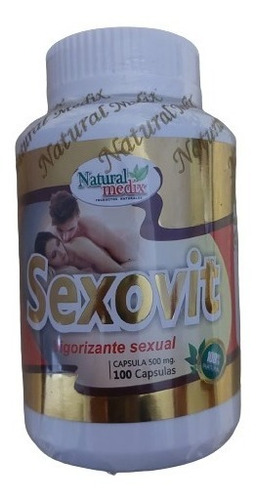 Sexovit Vigorizante Natural X100 Capsulas De 500mg