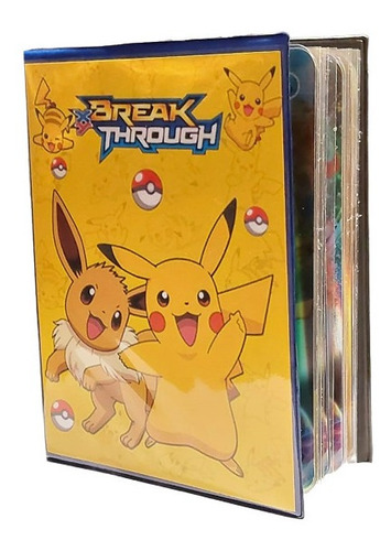 Álbum Pokemon Porta 20 Carta Extra Grande Jumbo Card Pikachu