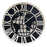 Reloj De Pared Continentes 30 X 30