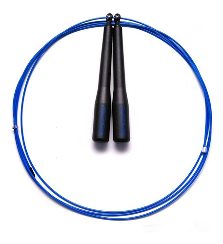 Corda De Pular Speed Rope Ultra Rápido Azul X Preto