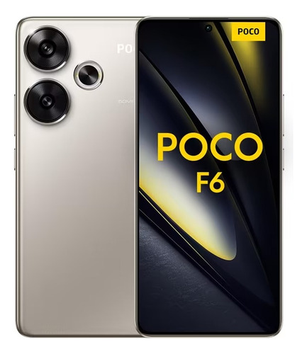 Xiaomi Poco F6 5g 12gb De Ram Y 512gb Color Titanio - Dual Sim (desbloqueado)