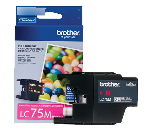 Cartucho Brother Lc75 Xl Magenta Orig. J6710 J6910 En Caja