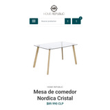 Mesa De Comedor Nórdica Home Republic 