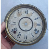 Antiguo Cuadrante De Reloj Ansonia De 16,2cm Diam. - U.s.a.