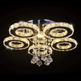 Lampara De Techo Cristal Luz Led Calida Decoracion Tong