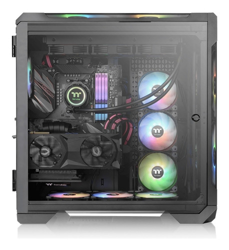 Gabinete Pc Gamer Thermaltake View 51 Tg Argb Black Gaming 