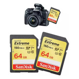 Kit Fotógrafo 2 Cartões Sandisk Extreme 170 Mb/s 64 Gb