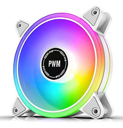 Ventilador Ezdiy-fab Blanco Moonlight Pwm-1 (1 Pack)