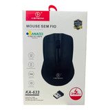 Mouse Sem Fio Recarregável 2.4ghz 3200 Ka-633 Kapbom Preto