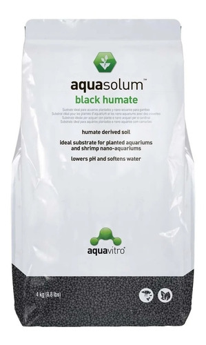 Sustrato Aquavitro  Aquasolum Black Humate 2kg Plantados