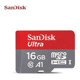 Sandisk Ultra Micro Sd 16 Gb - 98 Mb/s Tarjeta De Memoria
