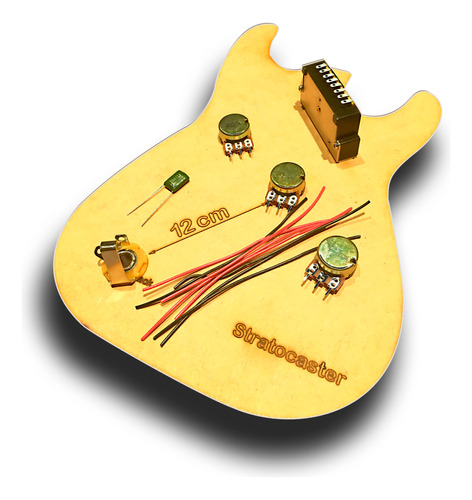 Plantilla Componentes Para Circuito De Guitarra Eléctrica 