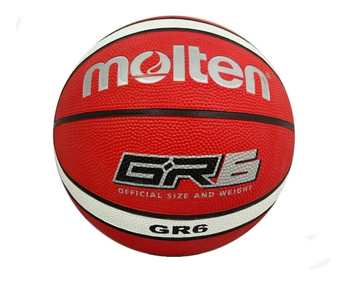 Balón De Baloncesto Molten Gr 6-12 Paneles #6 Caucho