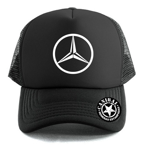 Gorras Trucker Mercedes Benz Logo Remeras Estampadas Canibal