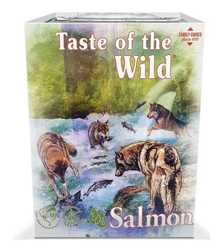 Alimento Perro Pote Húmedo Taste Of The Wild Salmón 390g