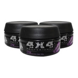 3 Piezas De Cera Para Cabello Profesional 4x4 100g