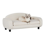 Paws Y Purrs Pet  Sofa Cama Tapizado Con Harina De Avena