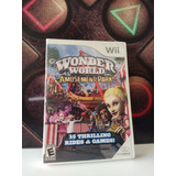 Wonder World Amusement Park Nintendo Wii Original