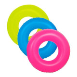 3 Boia Inflável Neon Grande Adulto/infantil, Piscina 90cm