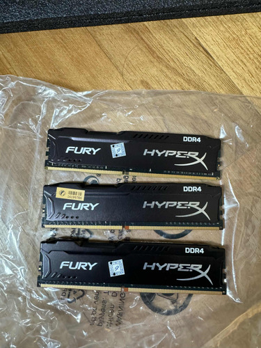 Memória 8gb Ddr4 Hyperx Fury 2400mhz