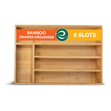 Eco Soul Organizador De Cajones De Cocina De Madera De Bambu