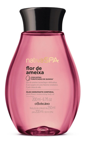 Óleo Banho Corporal Nativa Spa Flor De Ameixa 200ml 