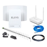 Kit Amplimax Fit Elsys Link 4g + Rot+antena Ext+ Cabo 80m