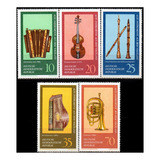 Alemanha - Ddr - Instrumentos Musicais - 1977 - S/completa