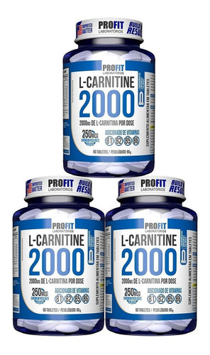 3 L-carnitine 2000mg C/ Picolinato Cromo - Revenda !