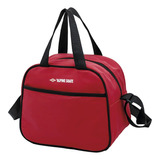 Lunchera Alpine Skate Vianda Termica Escolar Oficina Amplia Color Rojo Liso