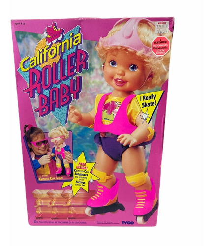 California Roller Baby Muñeca Patina Tyco 1992 Origin Jretro