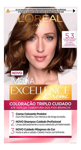 Tintura Permanente Coloração Imédia Excellente L'oreal 