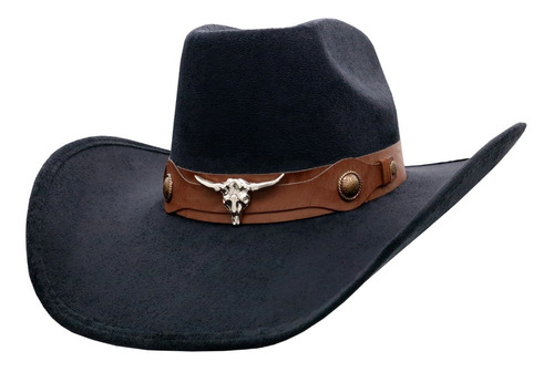 Sombrero Unisex Vaquero Texana 8 Segundos Gamuza Taurina 134