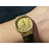 Reloj Enicar Crystal 7 Chapado En Oro 17 Joyas Suizo